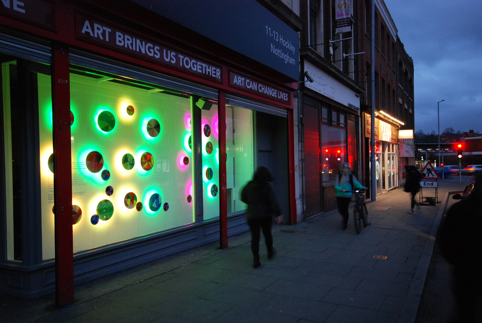 Raphael Daden | London Lght Sculpture Acrylic LED Lighting | Nottingham City